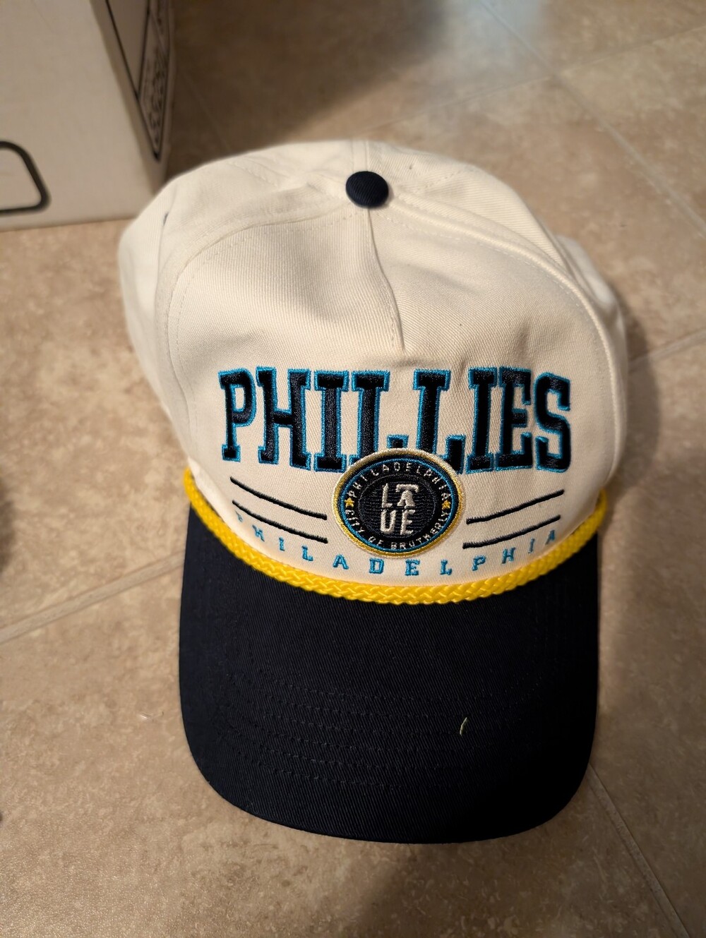 Philadelphia Phillies '47 Blue White Rope Snapback Hat Cap